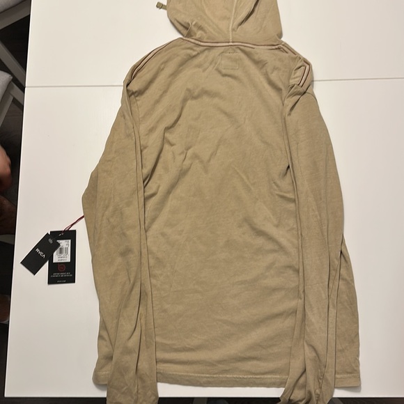 RVCA hoodie khaki size M - Picture 3 of 4